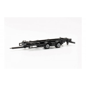 HERPA 1:87 - Teileservice 7,82meter interchangeable tandem volume trailer chassis (2 pieces)