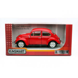 KINSMART 1:24 - VOLKSWAGEN CLASSIC BEETLE 1967, RED