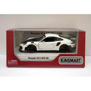 KINSMART 1:36 - PORSCHE 911 RS GT2 (991) 2017, WHITE