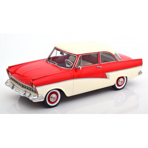 KK SCALE 1:18 - FORD TAUNUS 17M P2 1957, RED/WHITE