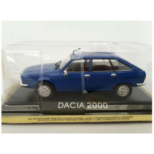 MAGAZINE MODELS 1:43 - DACIA 2000 (RENAULT 20) *LEGENDARY CARS*, BLUE