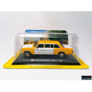 MAGAZINE MODELS 1:43 - MERCEDES 240D - BEIRUT 1973, TAXI OF THE WORLD - CENTAURIA