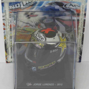 MAGAZINE MODELS 1:5 - JORGE LORENZO - 2012 (WC) MOTOGP HELMET