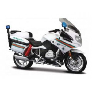 MAISTO 1:18 - BMW R1200 RT BRIGADA DE TRANSITO PORTUGAL AUTHORITY, WHITE/GREEN