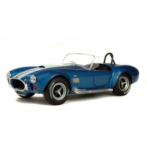 SOLIDO 1:18 - AC COBRA 427 MKII 1965 METALLIC BLUE W/WHITE STRIPES
