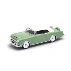 WELLY 1:24 - PACKARD CARRIBEAN 1953 WITH CLOSED SOFT TOP, GREEN