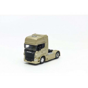 WELLY 1:64 - SCANIA V8 R730 TRACTOR 2-AXLE, GOLD