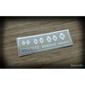 ZOOM ON 1:1 - RENAULT LOGO METAL STICKERS