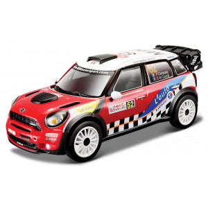 BBURAGO 1:32 - MINI COOPER WRC #52 KRIS MEEKE 2012, ROSU/ALB