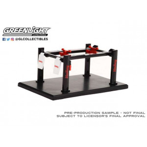 GREENLIGHT 1:64 - HOLLEY PERFORMANCE, AUTO BODY SHOP, *FOUR-POST LIFTS SERIES 4*