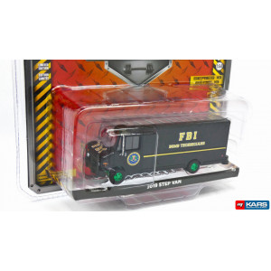 GREENLIGHT 1:64 - INTERNATIONAL STEP VAN 2019 FBI BOMB TECHNICIANS *H.D. TRUCK SERIES 19*, BROWN/YELLOW