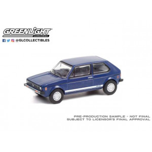 GREENLIGHT 1:64 - VOLKSWAGEN RABBIT 1979 *CLUB VEE-DUB SERIES 13*, TARPON BLUE