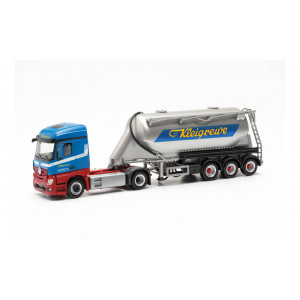 HERPA 1:87 - Mercedes-Benz Actros Streamspace 2.3 bulk silo semitrailer „Kleigrewe“ (Nordrhein-Westfalen/Ennigerloh)
