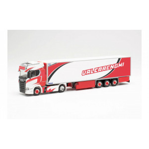HERPA 1:87 - Scania CS 20 high roof refrigerated box semitrailer „Valcarenghi“ (Italien/Truccazzono)