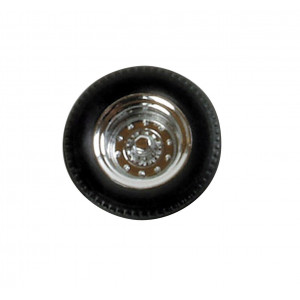 HERPA 1:87 - Set of wheels for trailer, chromium plated, new generation
