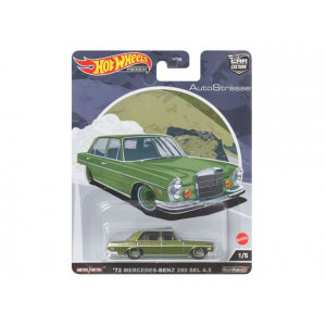 HOTWHEELS 1:64 - MERCEDES BENZ 280EL *AUTOSTRASSE*, GREEN
