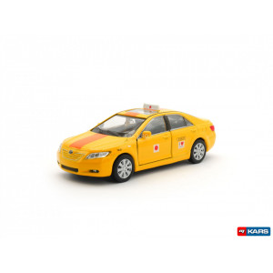 MAGAZINE MODELS 1:38 - TOYOTA CAMRY 2009 *TAXI TÓQUIO JAPAN*, YELLOW/ORANGE