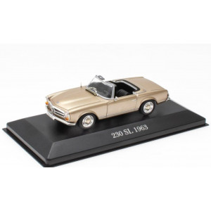 MAGAZINE MODELS 1:43 - MERCEDES BENZ 230 SL 1963 GOLD