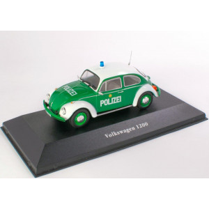 MAGAZINE MODELS 1:43 - VOLKSWAGEN BEETLE 1200 DEUTSCHLAND - 1977 POLICE CARS COLLECTION