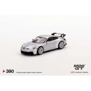 MINI GT 1:64 - PORSCHE 911 (992) GT3 GT, SILVER METALLIC