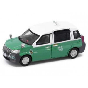 TINY TOYS 1:64 - TOYOTA COMFORT HYBRID TAXI, NEW TERRITORIES, GREEN #10