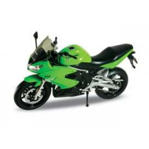 WELLY 1:10 - KAWASAKI 2009 NINJA 650R, KAWA GREEN