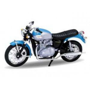 WELLY 1:18 - TRIUMPH BONNEVILLE 2002, BLUE