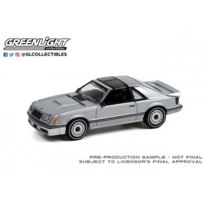 GREENLIGHT 1:64 - FORD MUSTANG GT 1982 *MUSCLE SERIES 26*, SILVER METALLIC