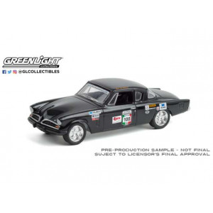 GREENLIGHT 1:64 - STUDEBAKER CHAMPION 1954 #108 *LA CARRERA PANAMERICANA SERIES 3*, BLACK