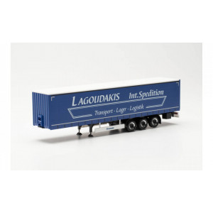 HERPA 1:87 - Curtain canvas semitrailer „Lagoudakis“