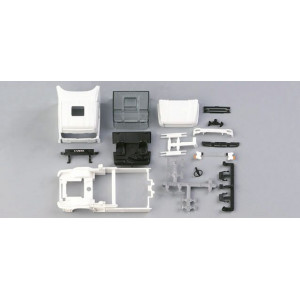 HERPA 1:87 - Scania conventional Topline driver's cabin with side skirting (incl. rear-view mirror) Content: 2 pcs.