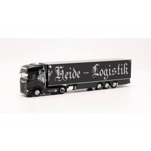 HERPA 1:87 - Scania CS 20 HD refrigerated box semitrailer "Heide Logistik" (Lower Saxony/Kirchlinteln)