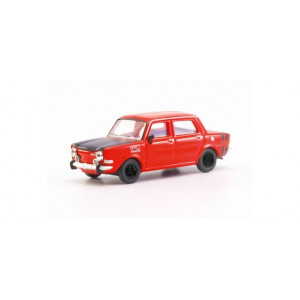 HERPA 1:87 - Simca Rallye II, red / rims black