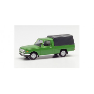 HERPA 1:87 - Wartburg 353 Trans 66 with canvas cover, green