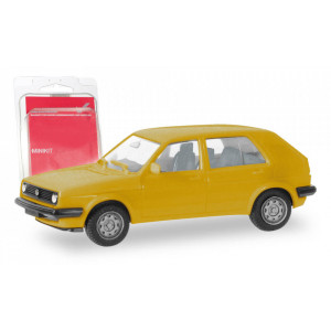 HERPA (MINIKIT) 1:87 - VW Golf II 4 doors, traffic yellow