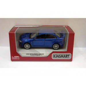 KINSMART 1:36 - MITSUBISHI LANCER EVO X 2008, BLUE