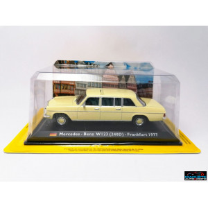 MAGAZINE MODELS 1:43 - MERCEDES 240D - FRANKFURT 1972, TAXI OF THE WORLD - CENTAURIA