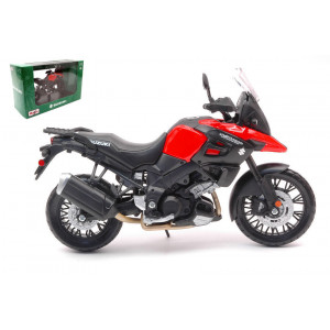 MAISTO 1:12 - SUZUKI V-STROM, BLACK/RED