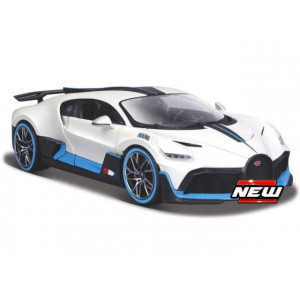 MAISTO 1:24 - BUGATTI DIVO SPECIAL EDITION, WHITE/BLUE/BLACK