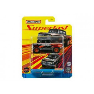 MATCHBOX 1:64 - DODGE D200 PICK-UP 1968, BLACK/ORANGE