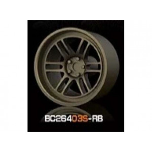 MOT HOBBY 1:64 - ABS WHEEL & RIM SET, BRONZE (403S-RB)