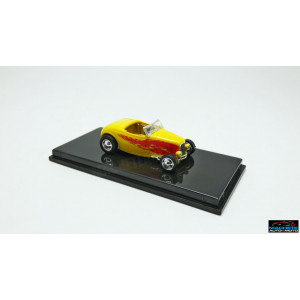 RICKO 1:87 - FORD HOT ROD ROADSTER, YELLOW/DECORATED