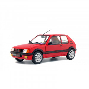 SOLIDO 1:18 - PEUGEOT 205 GTI MK1, RED