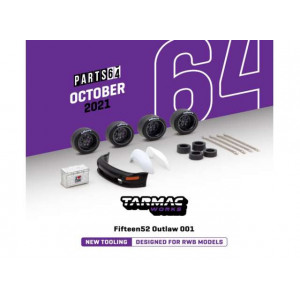 TARMAC 1:64 - FIFTEEN52 OUTLAW 001 DESIGNED FOR RWB MODELS, BLACK