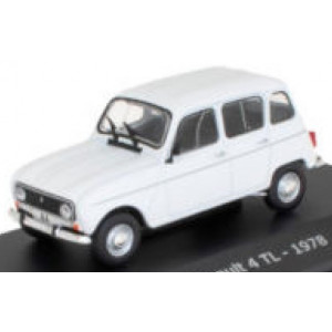 ATLAS 1:43 - RENAULT 4 TL 1978, WHITE