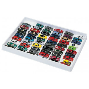 HERPA 1:87 - Car model display unit (white), for 59 models