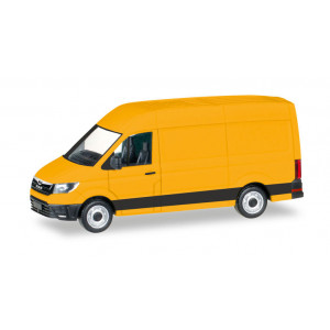 HERPA 1:87 - MAN TGE box type with high Roof, broom yellow