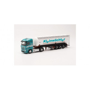HERPA 1:87 - Mercedes-Benz Actros `18 Streamspace suction bulk semitrailer „Kleinwächter“ (Nordrhein-Westfalen/Hallenberg)