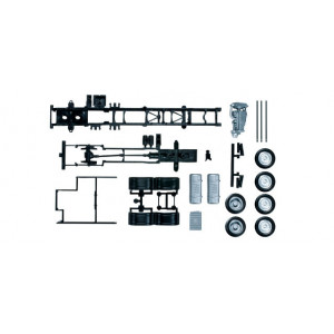 HERPA 1:87 - Mercedes-Benz Actros 2011 chassis for truck 3-axle (7,45m) Content: 2 pcs.