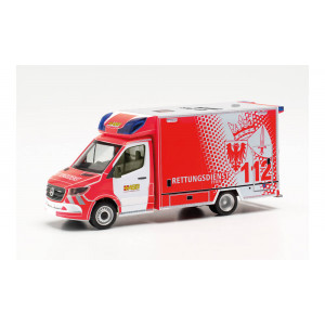HERPA 1:87 - Mercedes-Benz Sprinter `18 Fahrtec ambulance „ASB / Feuerwehr Essen“